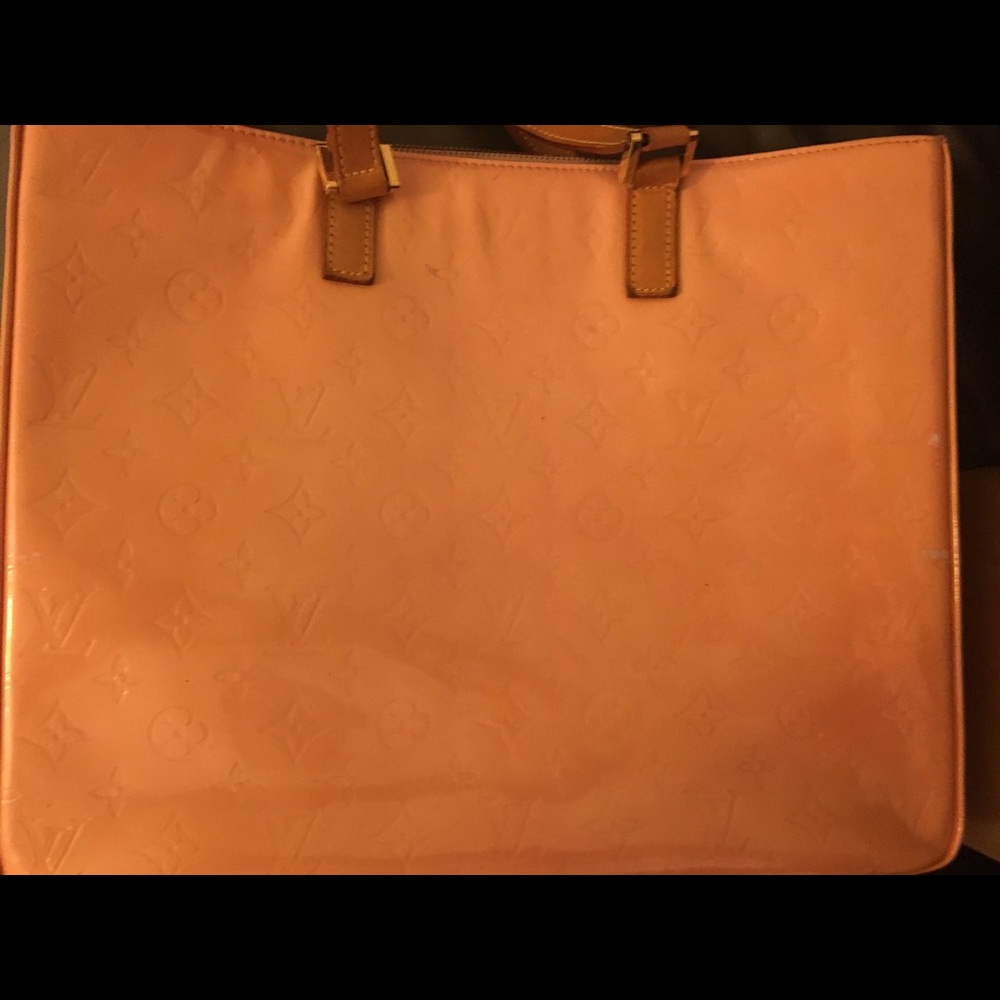 EUC LOUIS VUITTON VERNIS💯% authentic leather tote - Picture 6 of 8